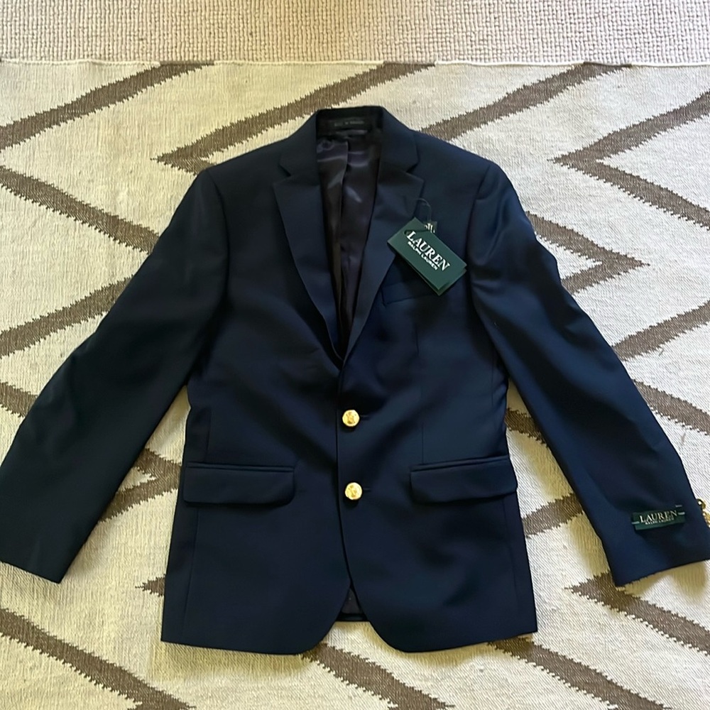 Ralph Lauren Navy Blue Blazer - NWT - 12R